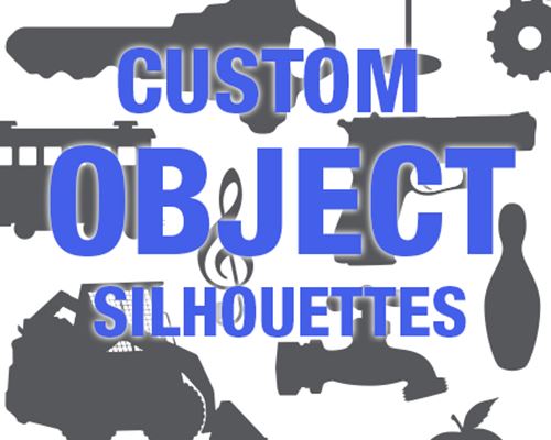 Picture of Custom Object Silhouette Decal (Custom Silhouettes)