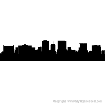 Picture of El Paso, Texas City Skyline (Cityscape Decal)