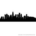 Picture of Los Angeles, California City Skyline (Cityscape Decal)