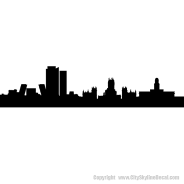 Picture of Madrid, Spain City Skyline (Cityscape Decal)