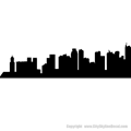 Picture of Manila, Philippines City Skyline (Cityscape Decal)