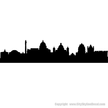 Picture of Naples, Italy City Skyline (Cityscape Decal)