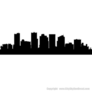Picture of Phoenix, Arizona City Skyline (Cityscape Decal)